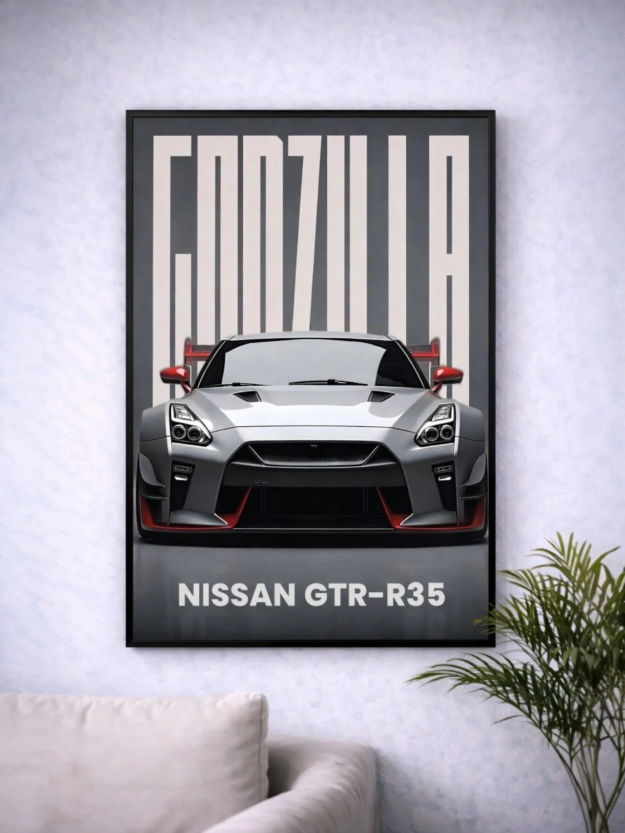 NISSAN GTR R 35 | SPORTS CARS #17 | CAR POSTER (A4 Size)