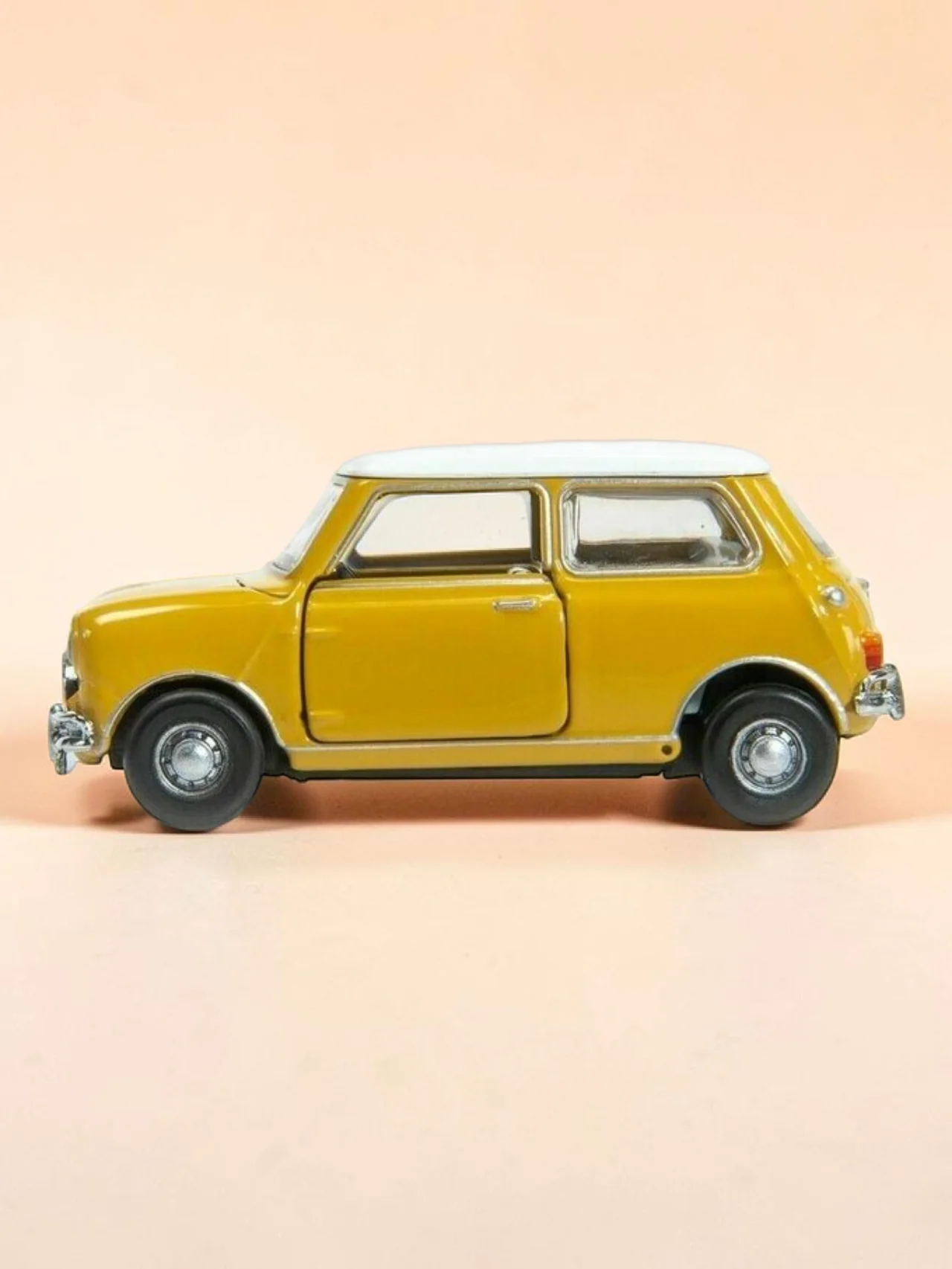 TINY PANTONE Mini Cooper Diecast Model Car – Premium Collectible Toy | Classic Vintage Design | 1:50 Scale Model Display Car - Image 3