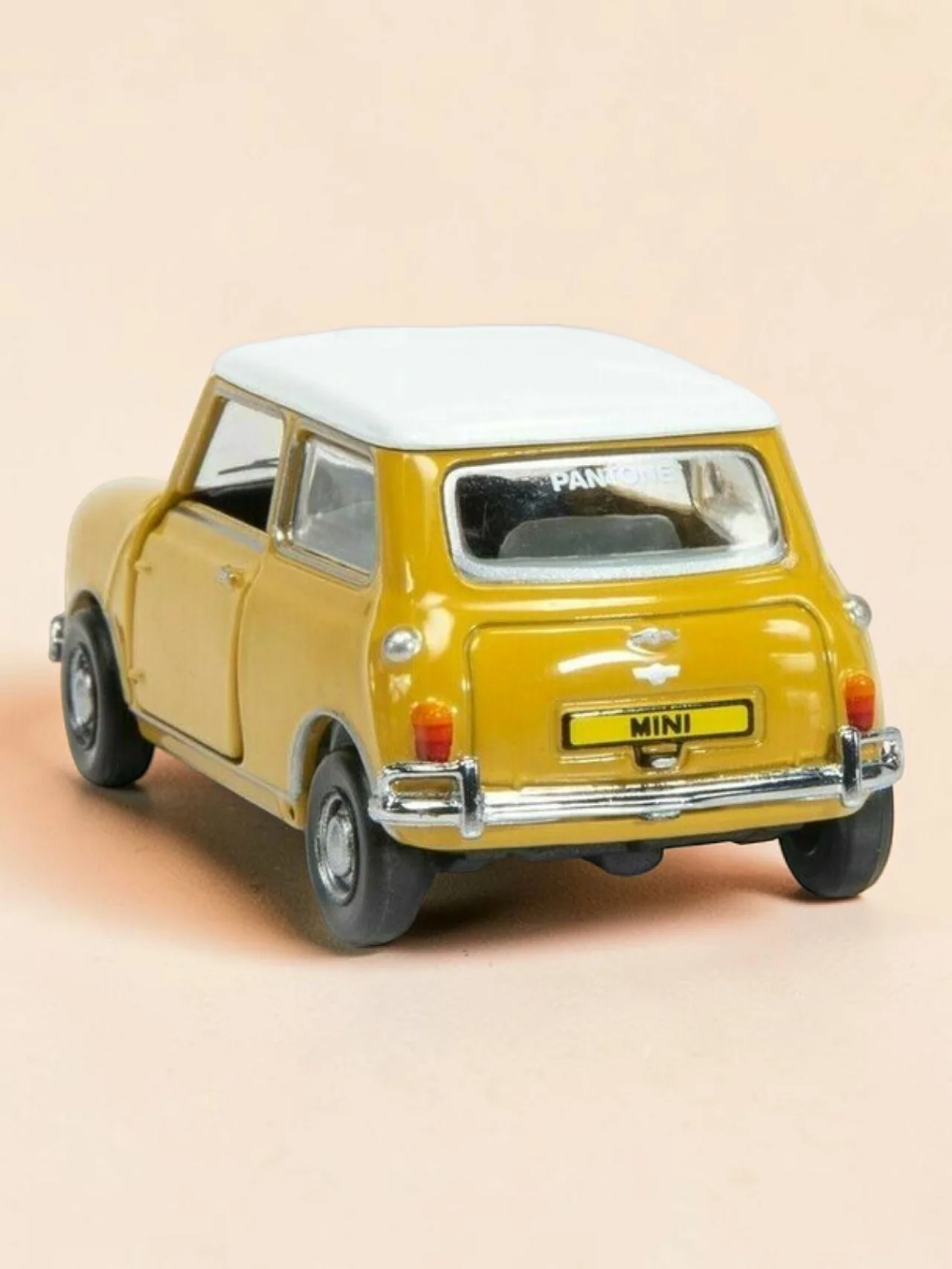 TINY PANTONE Mini Cooper Diecast Model Car – Premium Collectible Toy | Classic Vintage Design | 1:50 Scale Model Display Car - Image 5
