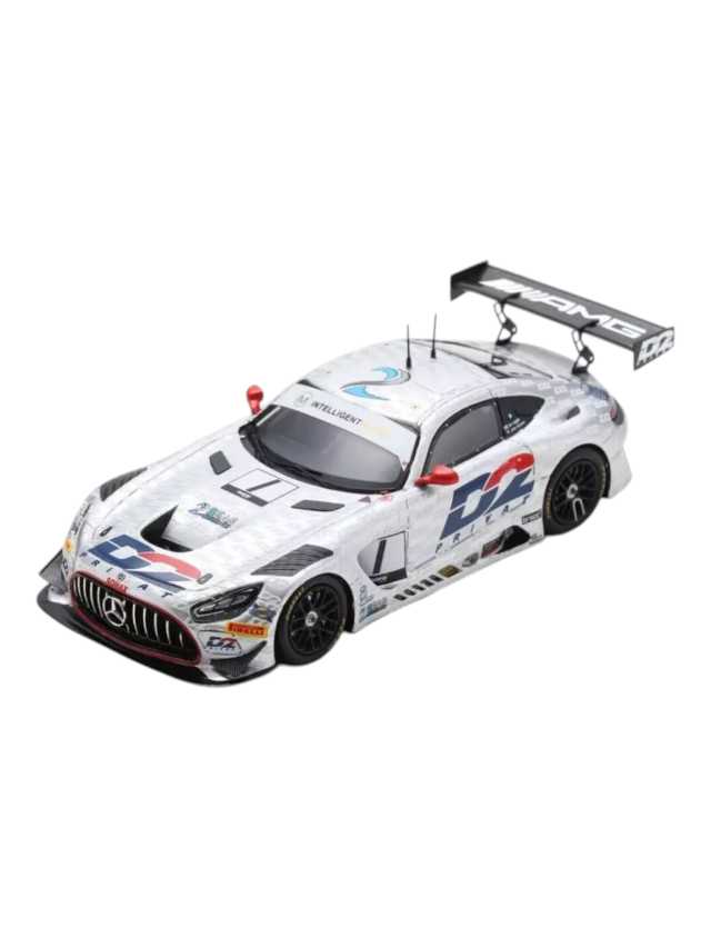 Para64 Mercedes AMG Gt3 2022 Gulf 12hr Ram Racing #8 D2 Livery 1:64 Scale Diecast - Image 2