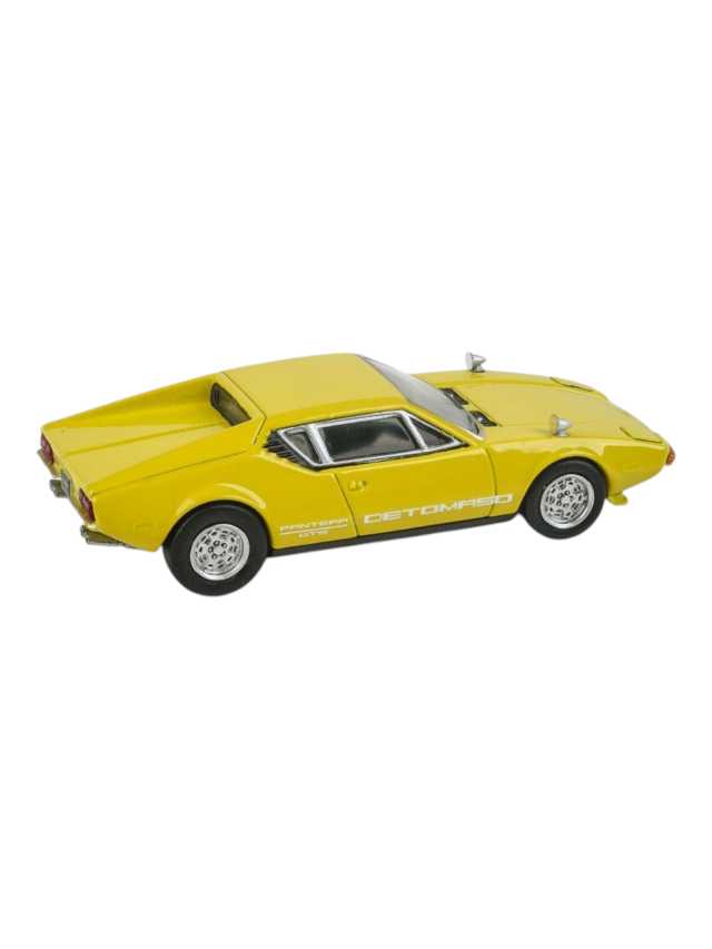 Para64 1972 DeTomaso Pantera Yellow 1:64 Scale Diecast - Image 4