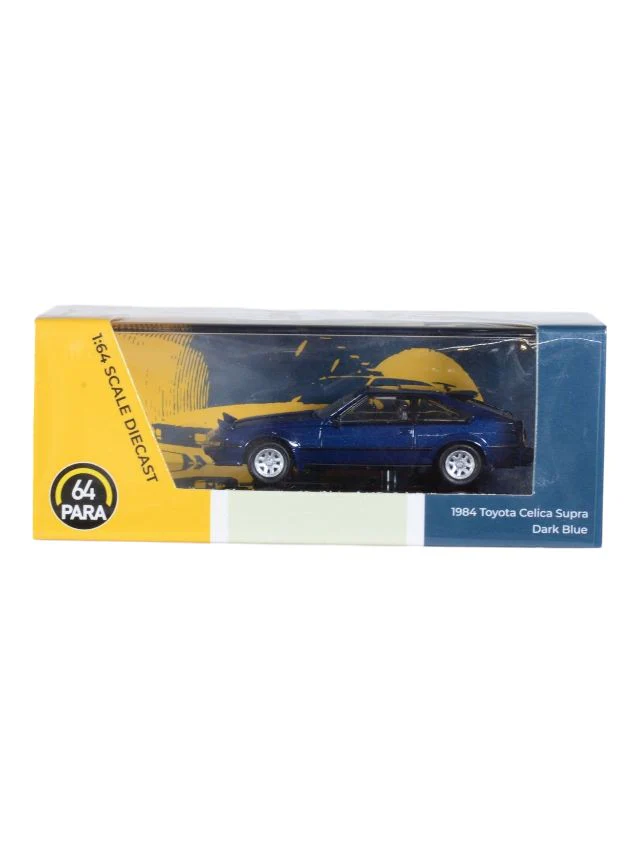 Para64 1984 Toyota Celica Supra Dark Blue 1:64 Scale Diecast - Image 2