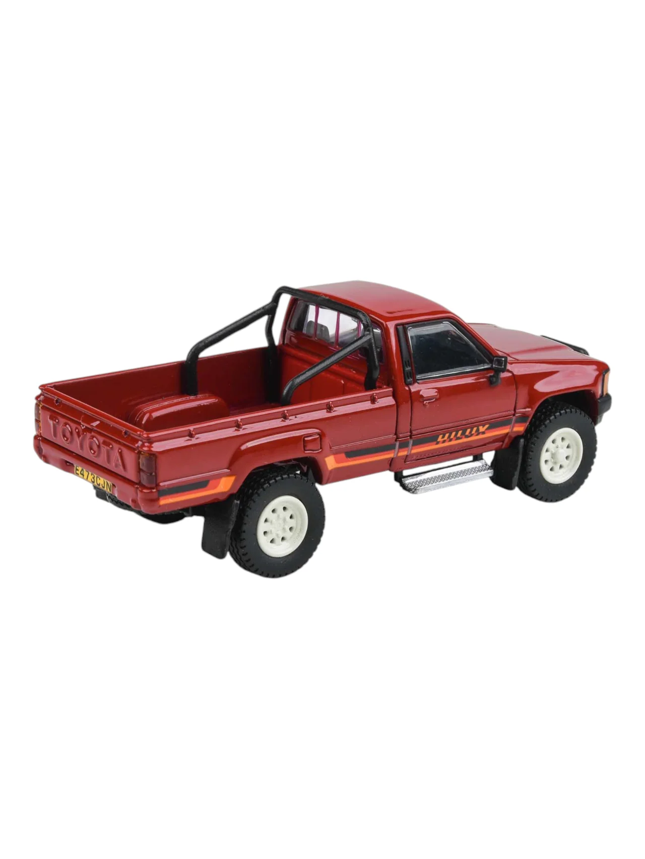 Para64 1994 Toyota Hilux Single Cab Red 1:64 Scale Diecast - Image 5