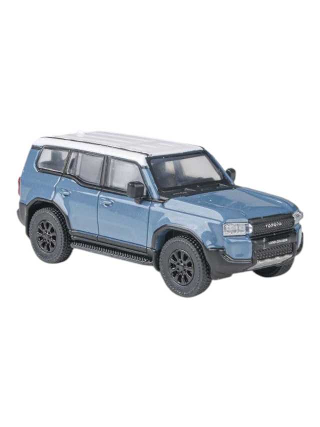 Para64 2024 Land Cruiser 250 Prado Heritage Blue 1:64 Scale Diecast - Image 2