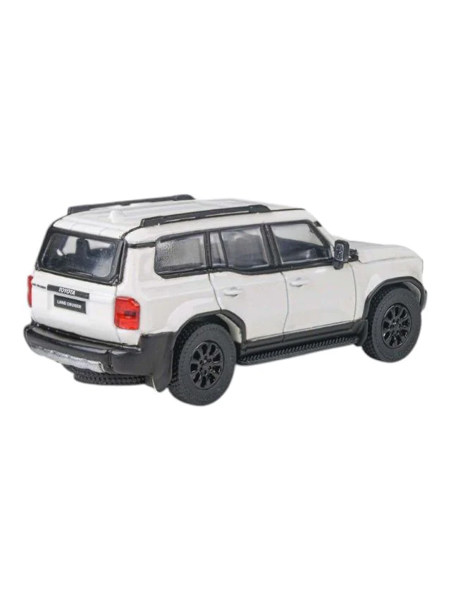 Para64 2024 Land Cruiser 250 Prado White Ice Cap 1:64 Scale Diecast - Image 5