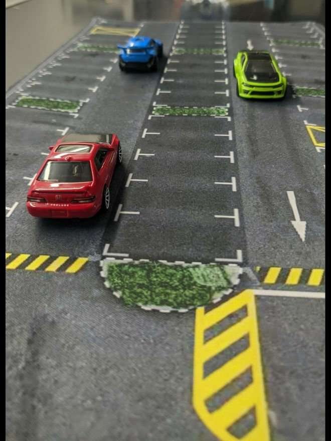 Parking Lot B desktop Diorama Mat - Image 2