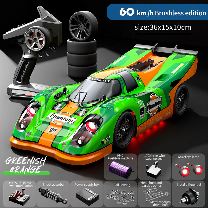 PHANTOM Pro 09 Topgear 4WD All-Terrain , Substantial High Performance 7.4v 1300mAh Battery RC Remote Control 60km High speed Imported 1:16 Scale - Image 2