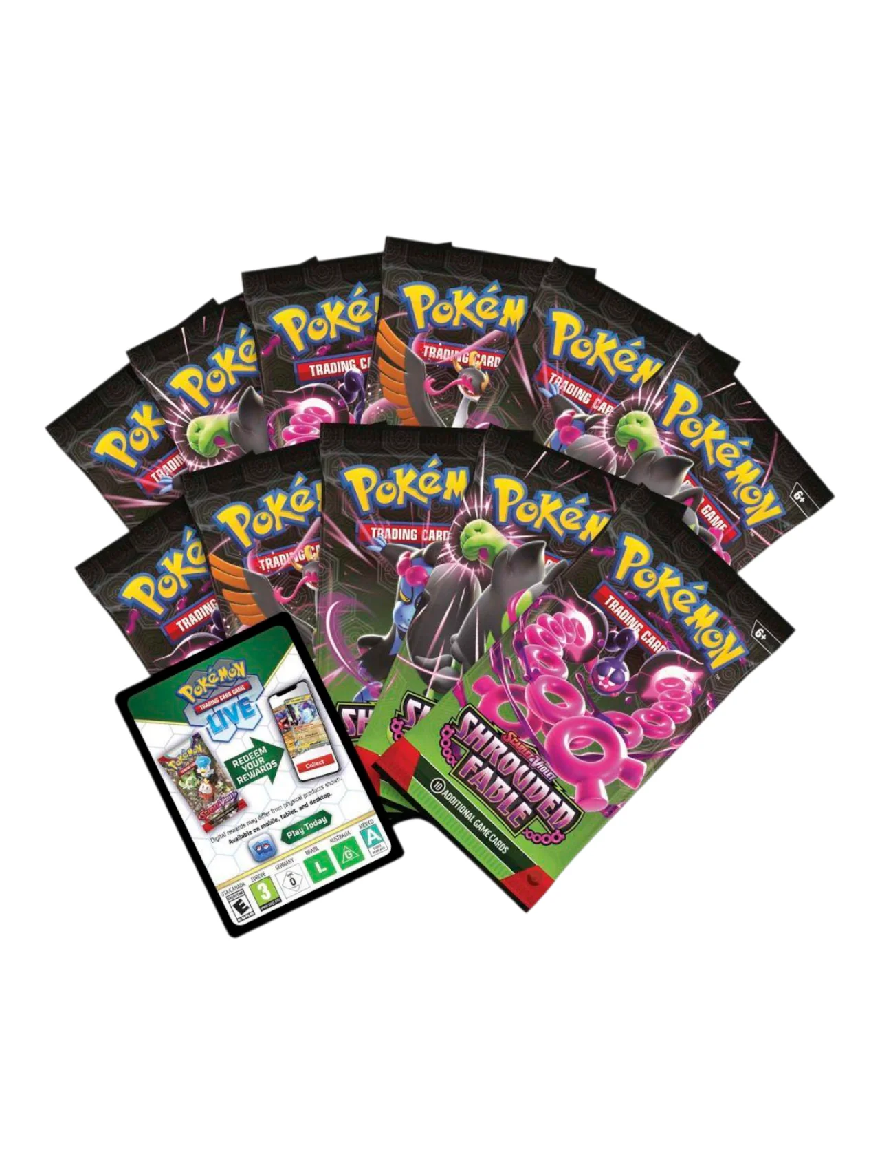Pokemon Scarlet and Violet Shrouded Fable Elite Trainer Box ETB (English) - Image 3