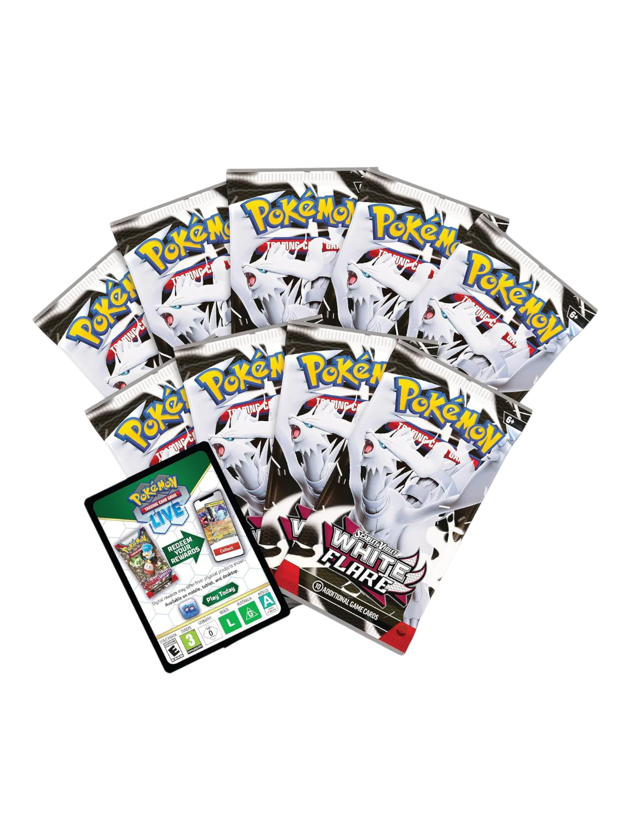 Pokemon Scarlet and Violet White Flare Elite Trainer Box ETB (English) - Image 6