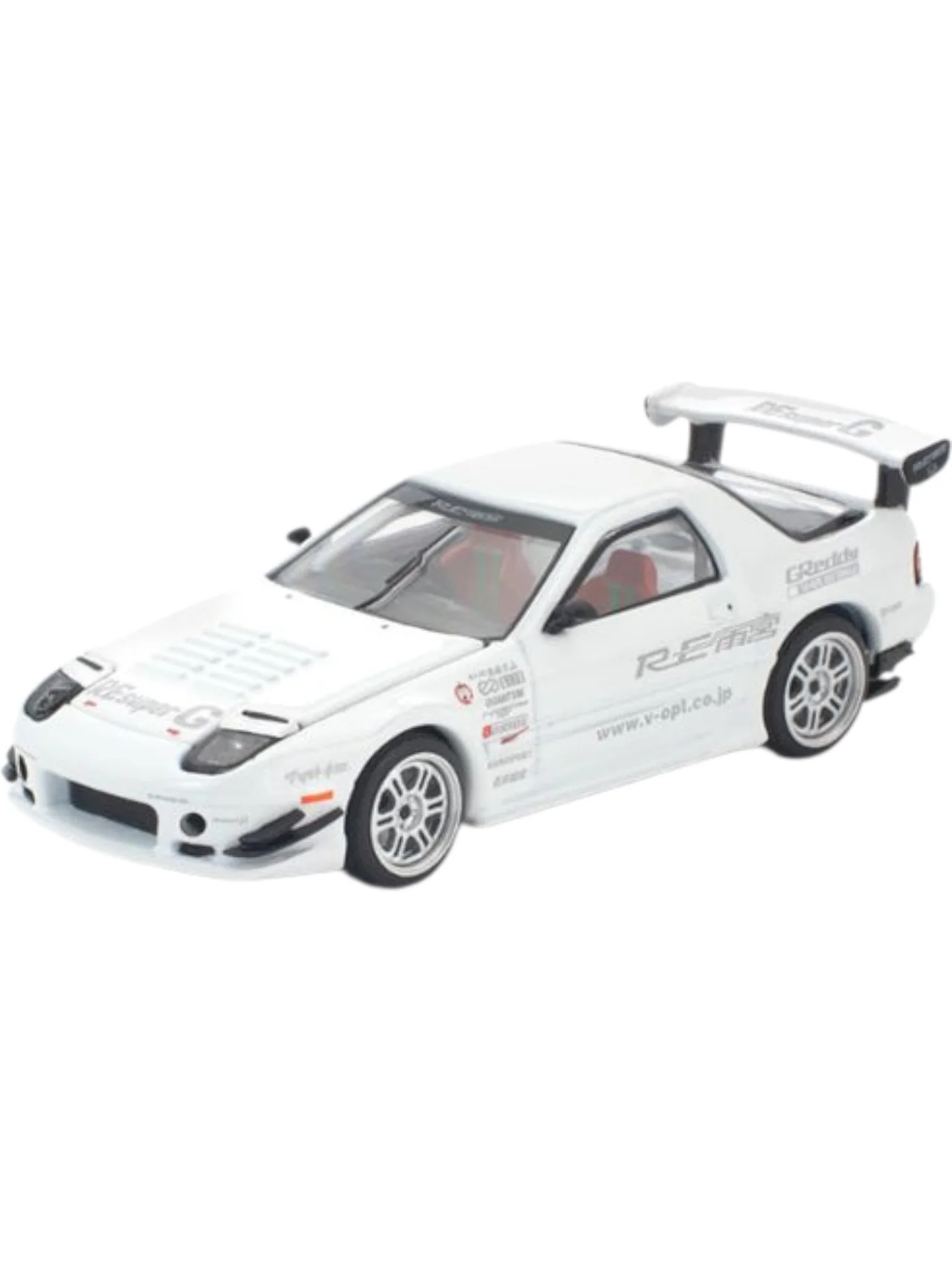 Pop Race #260: Mazda RX7 FC3S Re-Amemiya - White 1:64 Scale - Image 2