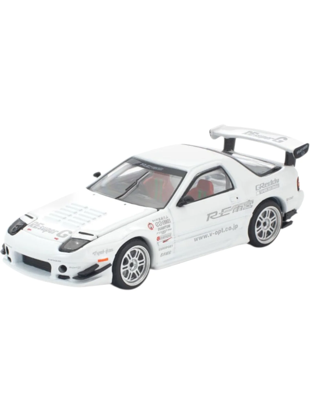 Pop Race #260: Mazda RX7 FC3S Re-Amemiya - White 1:64 Scale - Image 3