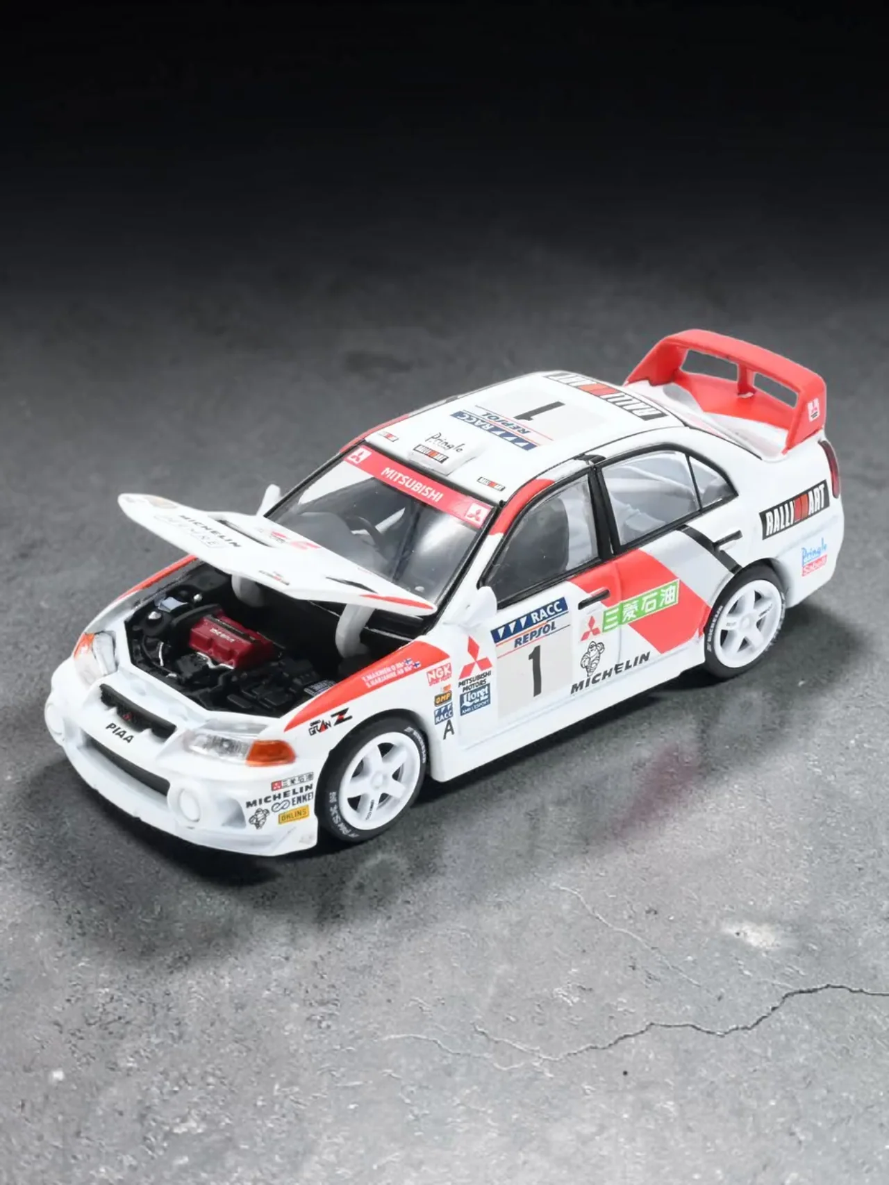Pop Race Mitsubishi lancer Evolution IV PR64-165 1:64 Scale - Image 2