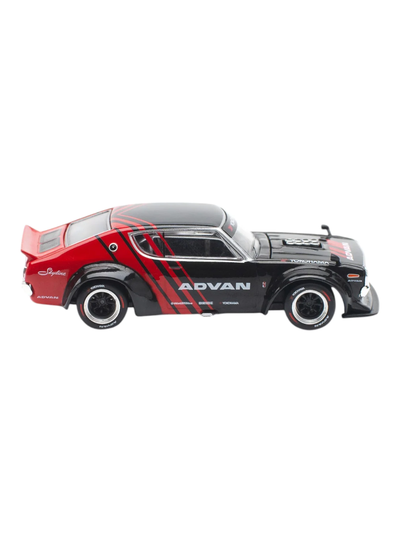 Pop Race Nissan Skyline GT-R Drift Kenmeri Advan Livery PR640199 1:64 Scale - Image 4
