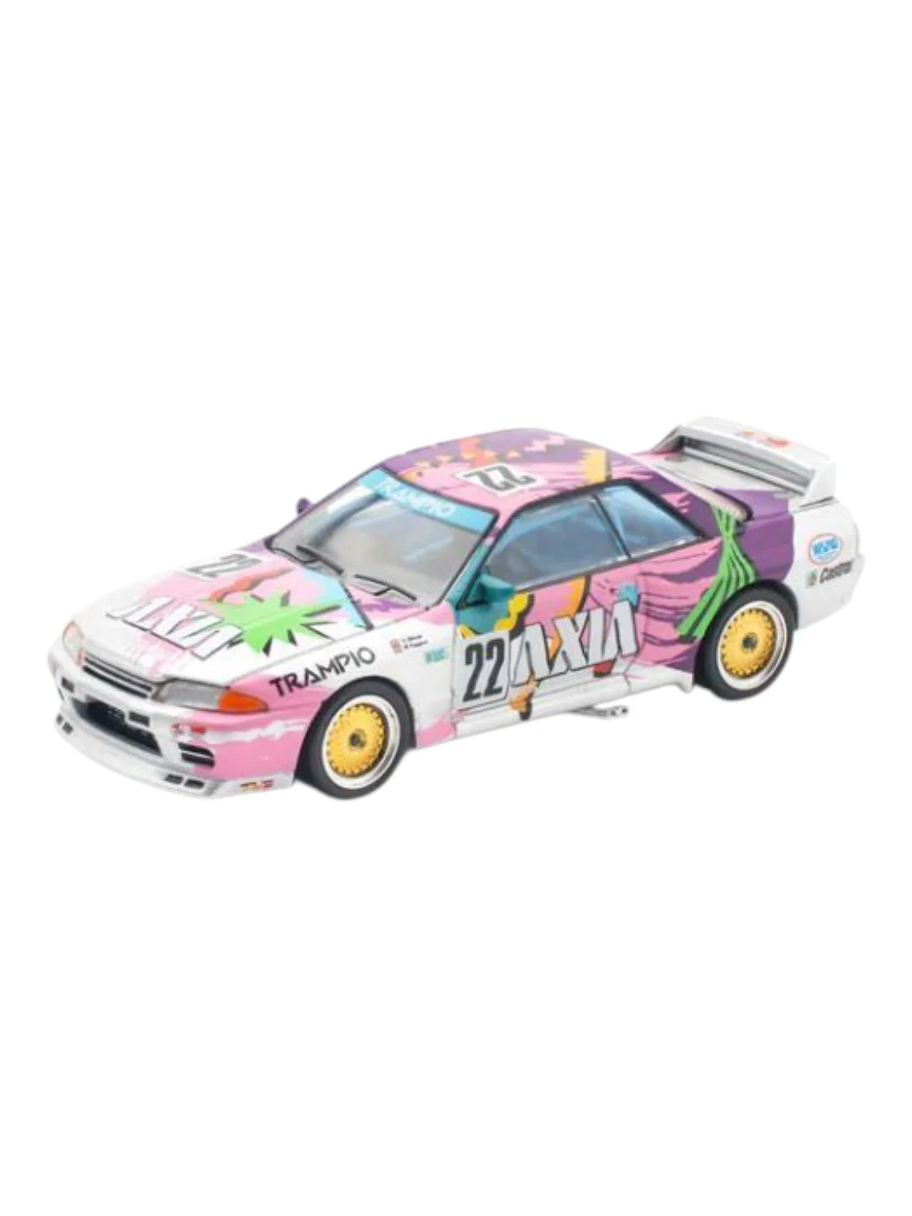 Pop Race Nissan Skyline GTR R32 #Group A PR64-103 1:64 Scale - Image 2