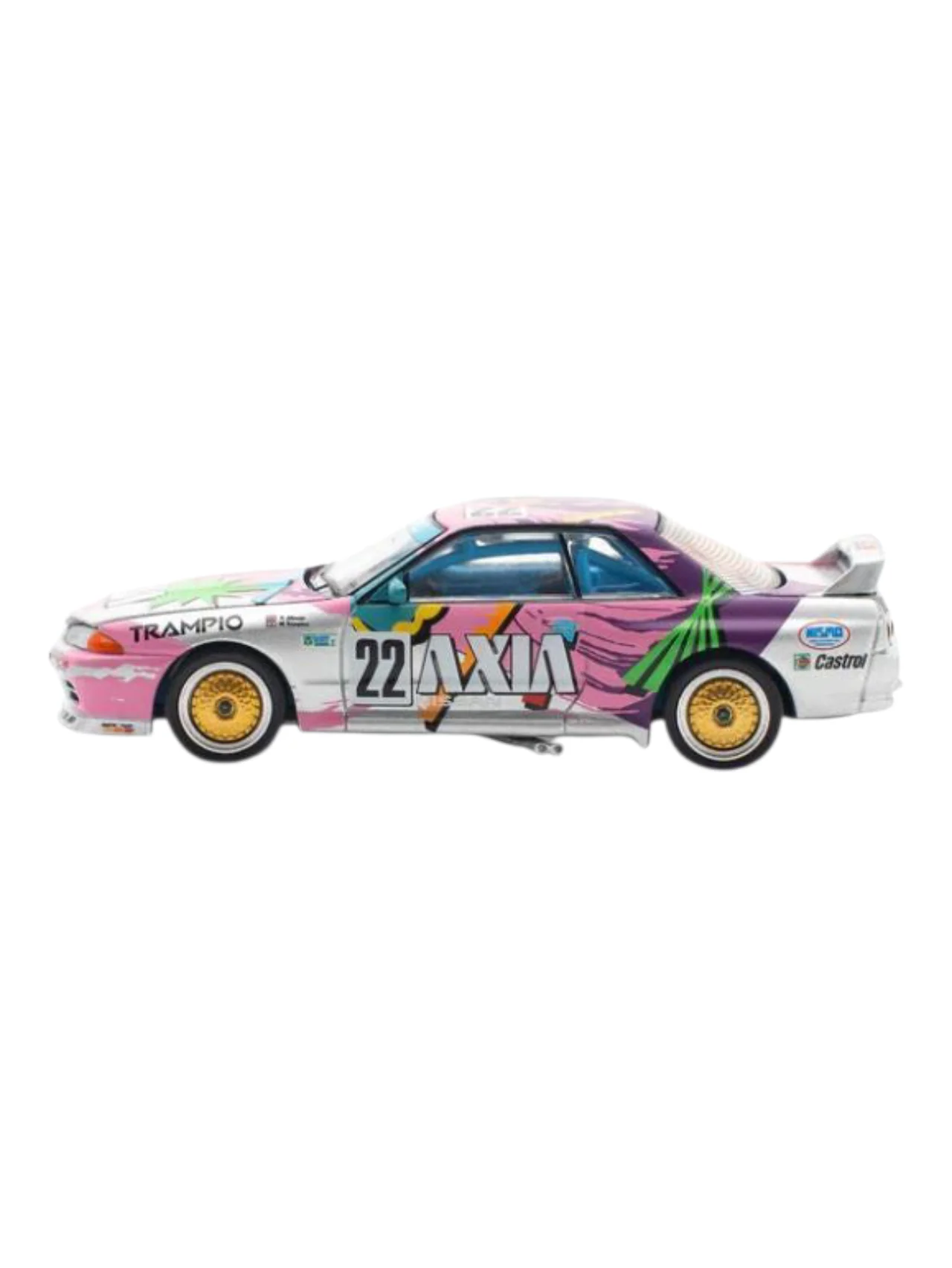 Pop Race Nissan Skyline GTR R32 #Group A PR64-103 1:64 Scale - Image 4