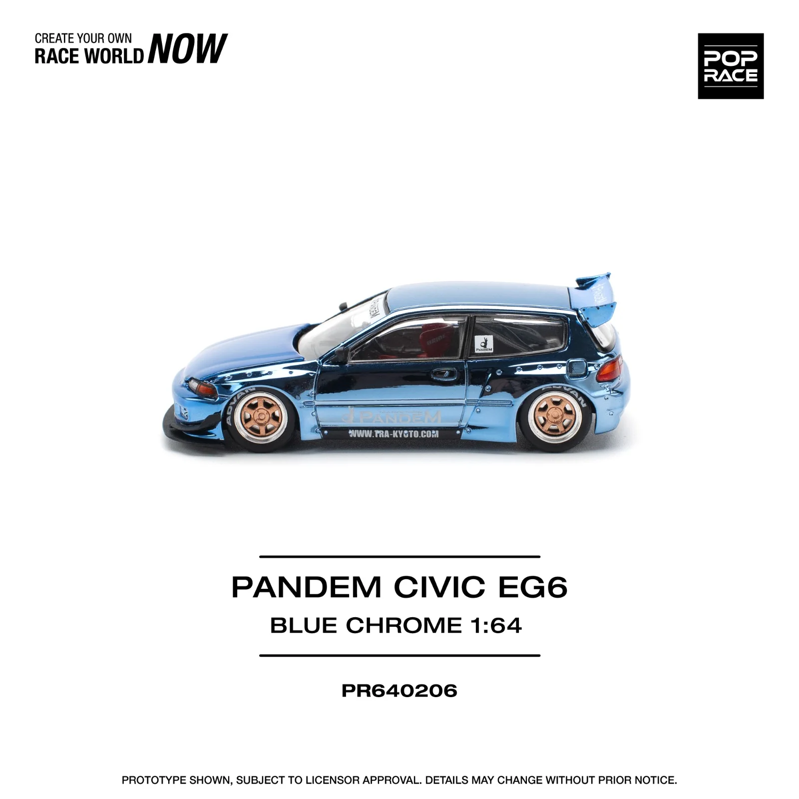 Pop race pr64-206 pandem civic eg6 1:64 Scale - Image 3