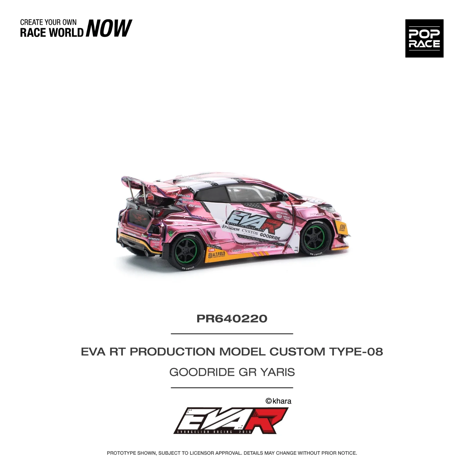 Pop race pr64-220 goodride gr yaris 1:64 Scale - Image 4