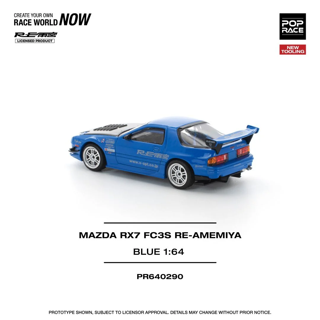 Pop race pr64-290 mazda rx-7 fc3s re-amemiya 1:64 Scale - Image 5