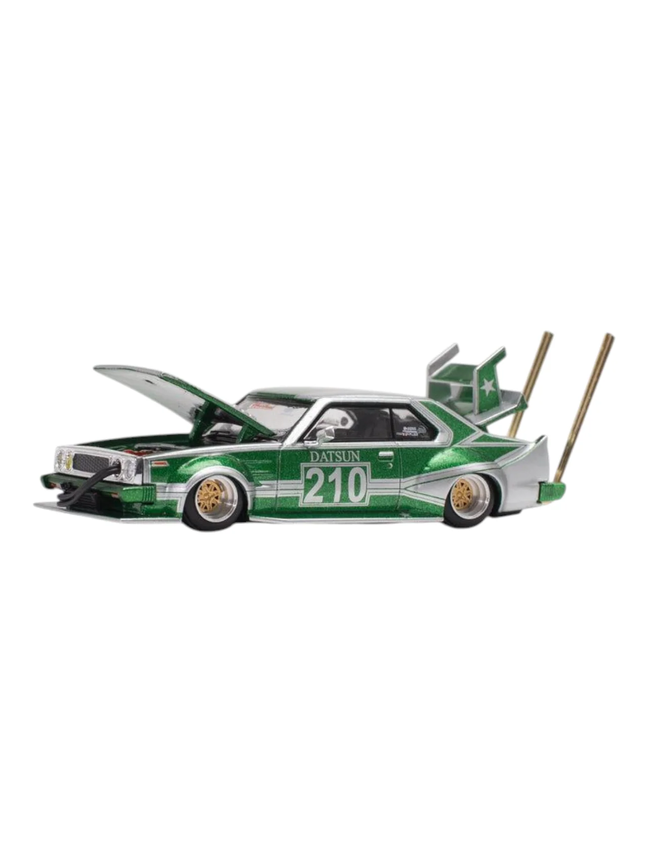 Pop Race PR64-61 Skyline C210 Kaido Racer Bosozoku Style 1:64 Scale