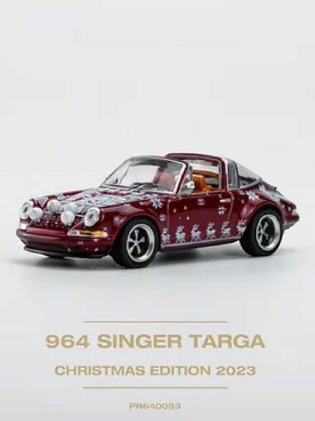 Pop race pr64-83 Singer Targa christmas 1:64 scale - Image 2