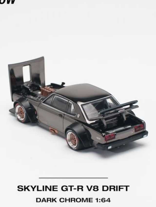Pop race pr64-97 skyline GT-R v8 drift (hakosuka) 1:64 scale - Image 5