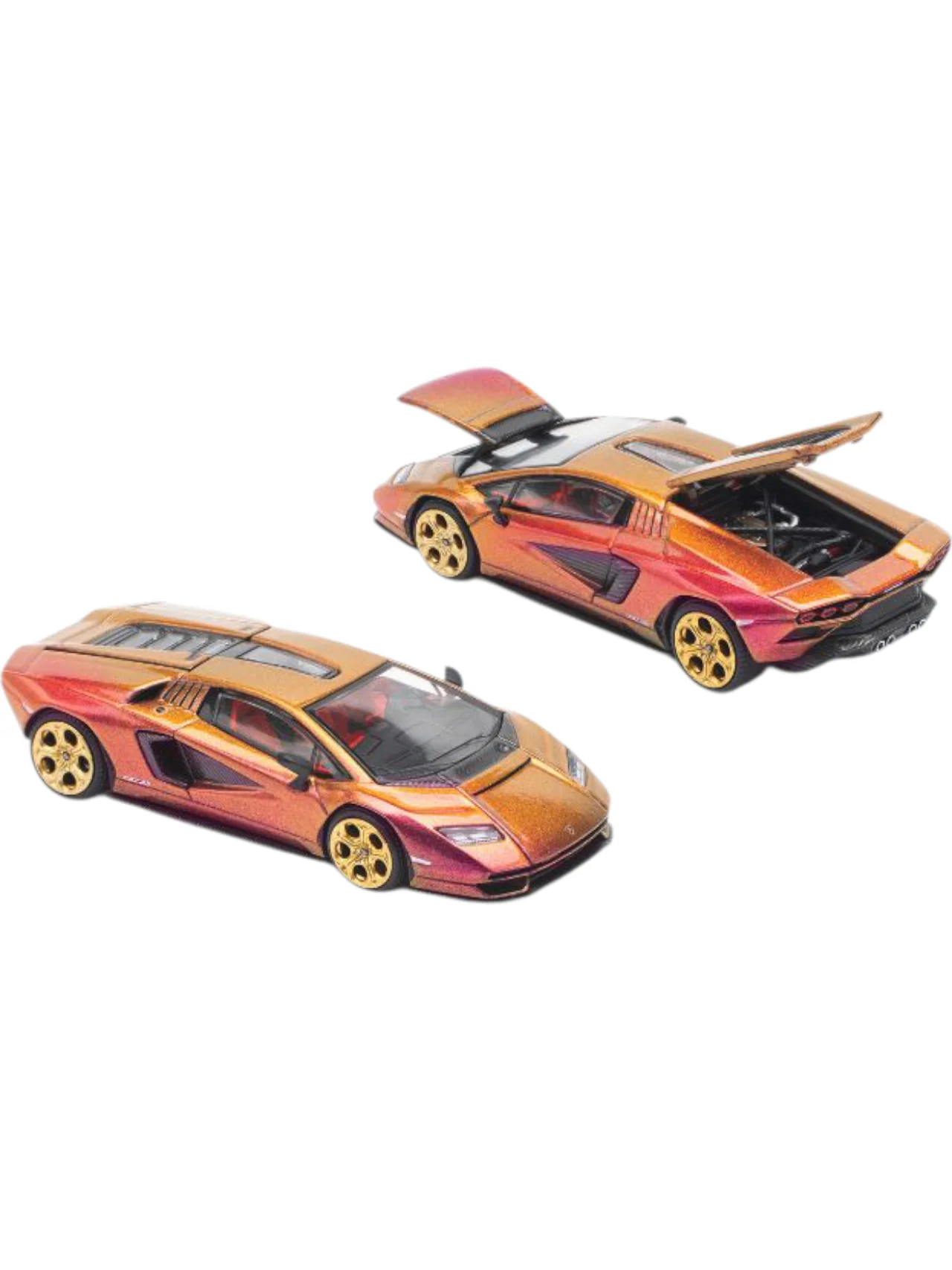 Pop Race #17 Lamborghini Countach LPI 800 1:64 Scale - Image 4