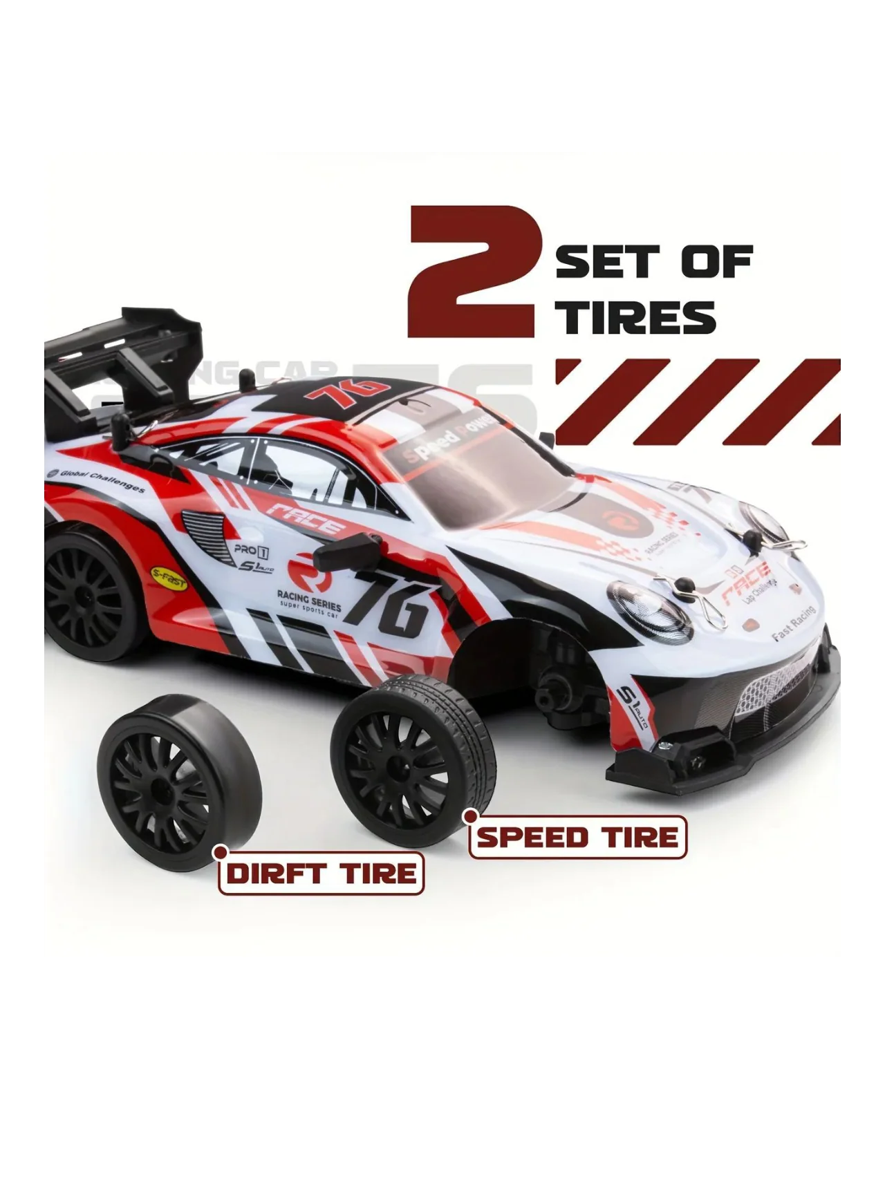 Porsche Drift Racing 1:24 Scale Remote Control (RC) Car - Image 7