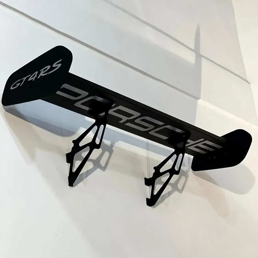 Porsche GT4 RS Metal Spoiler Shelf | Motorsports Inspired Display Storage - Image 2