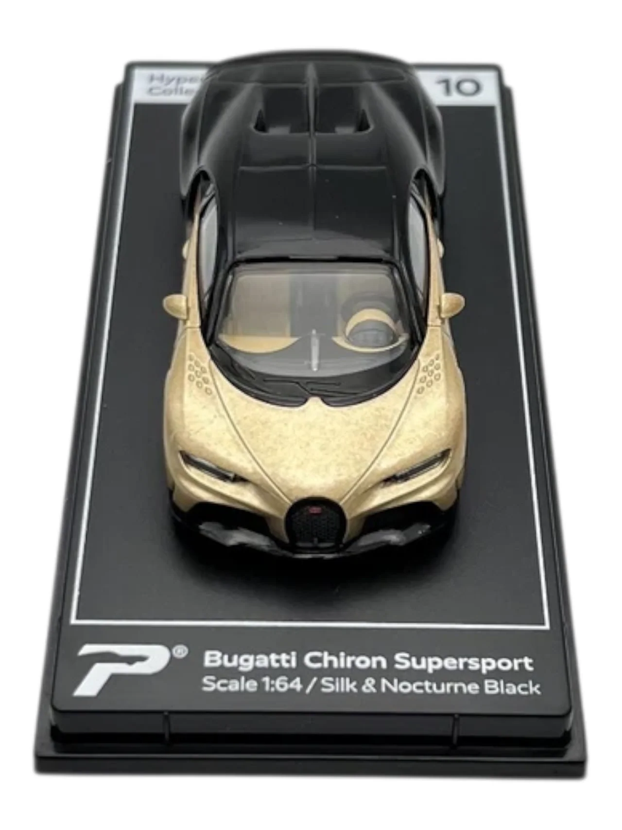 Postercars Bugatti Chiron Supersport Hypercar League Collection 1:64 Scale / Silk & Nocturne Black No . 10 - Image 3