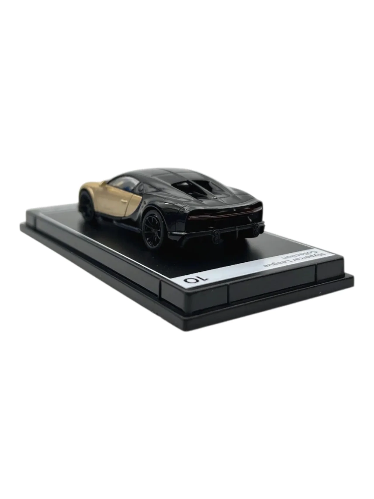 Postercars Bugatti Chiron Supersport Hypercar League Collection 1:64 Scale / Silk & Nocturne Black No . 10 - Image 4