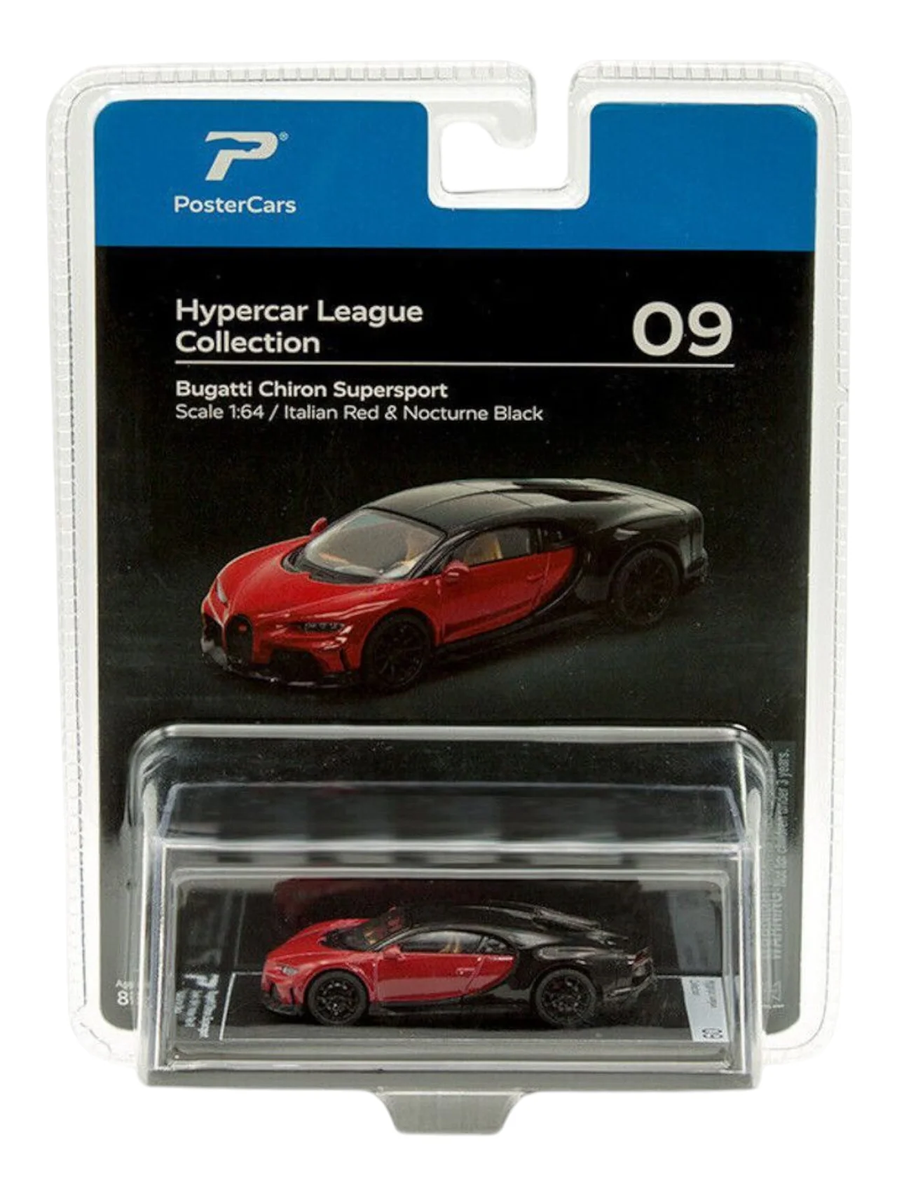 PosterCars Hypercar League Collection Bugatti Chiron Supersport 1:64 Scale - Image 3