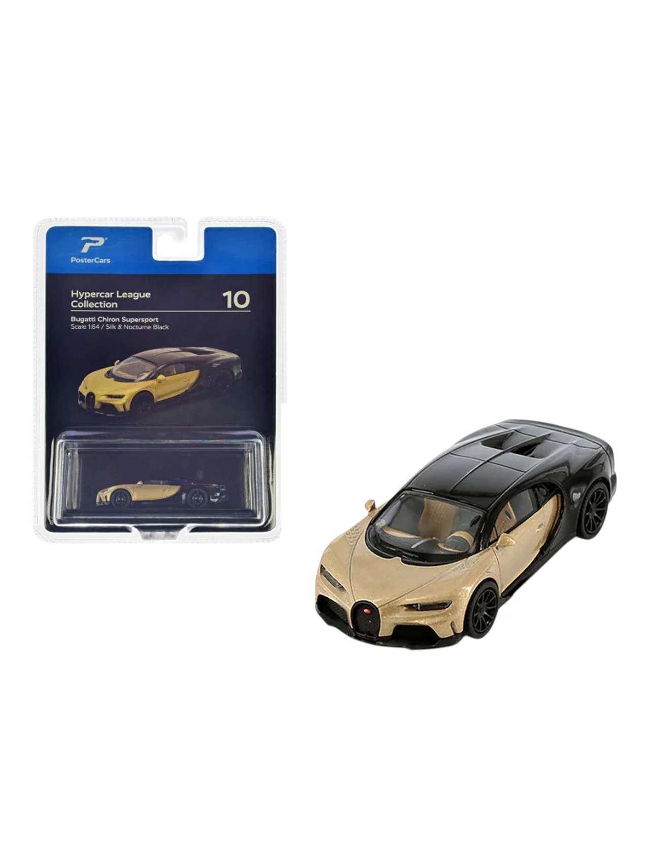 PosterCars Hypercar League Collection Bugatti Chiron Supersport 1:64 Scale - Image 4
