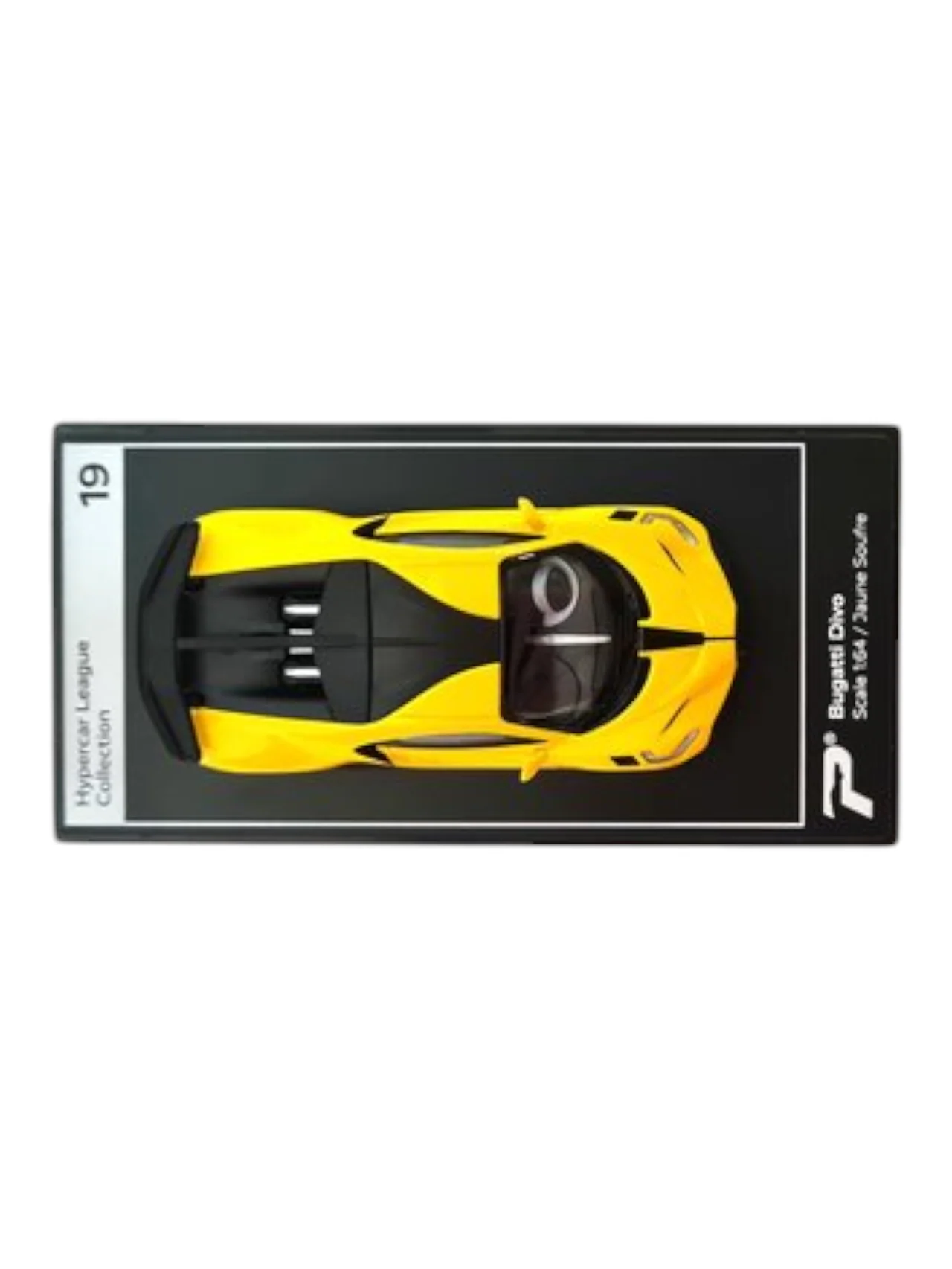 Postercars Hypercar League Collection Bugatti Divo 1:64 Scale / Jaune Soufre ( No 19 ) - Image 4