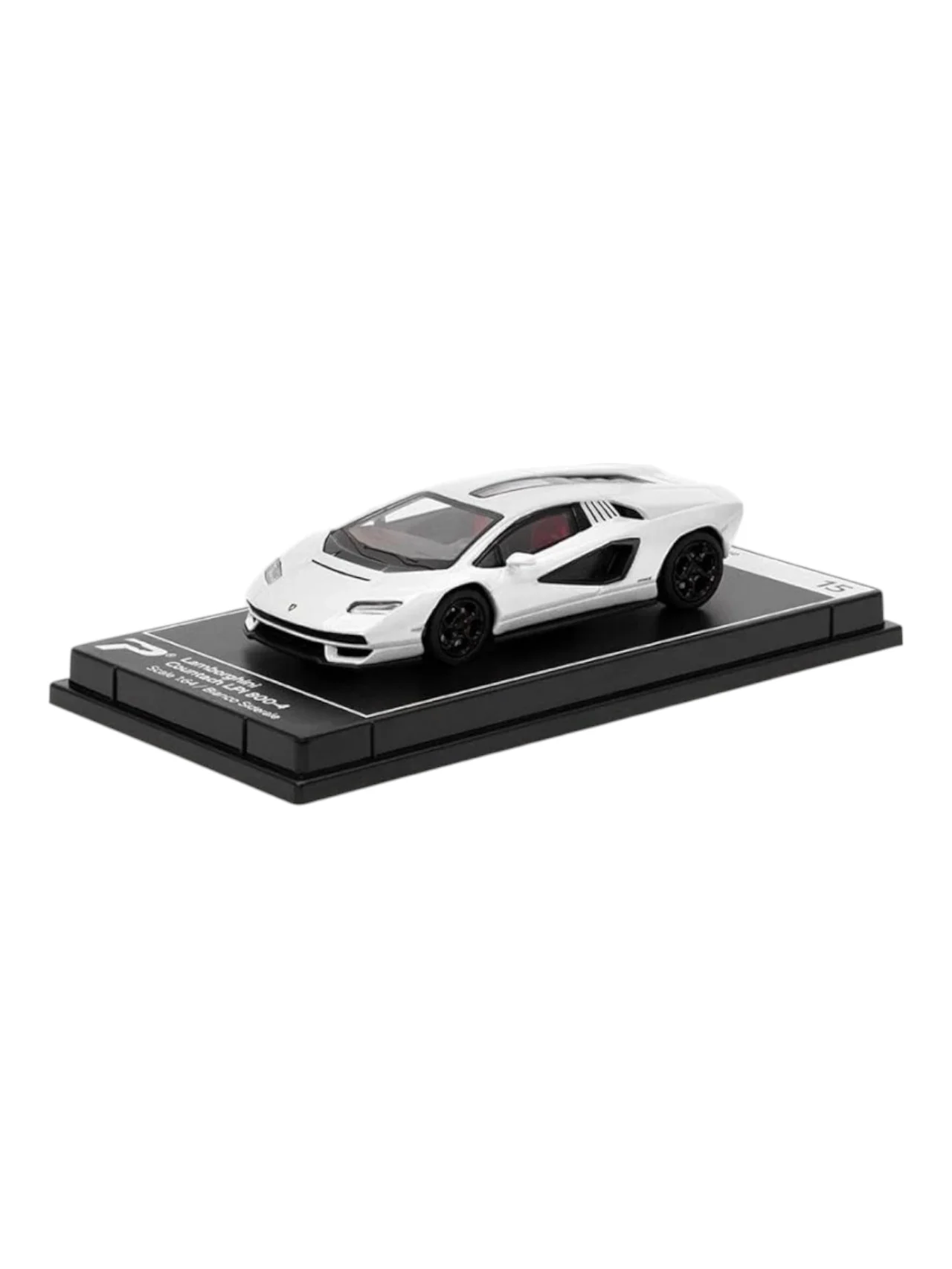 Postercars Hypercar League Collection Lamborghini  Countach LPI 800-4 1:64 Scale / Bianco Siderale (No 15) - Image 2