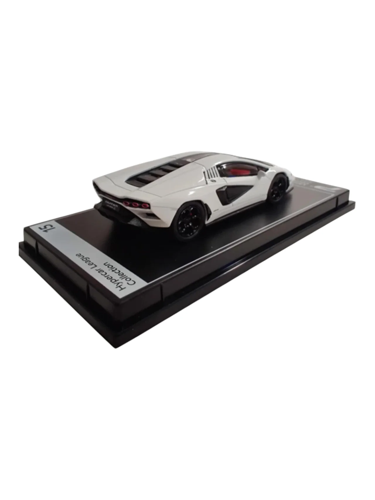 Postercars Hypercar League Collection Lamborghini  Countach LPI 800-4 1:64 Scale / Bianco Siderale (No 15) - Image 3