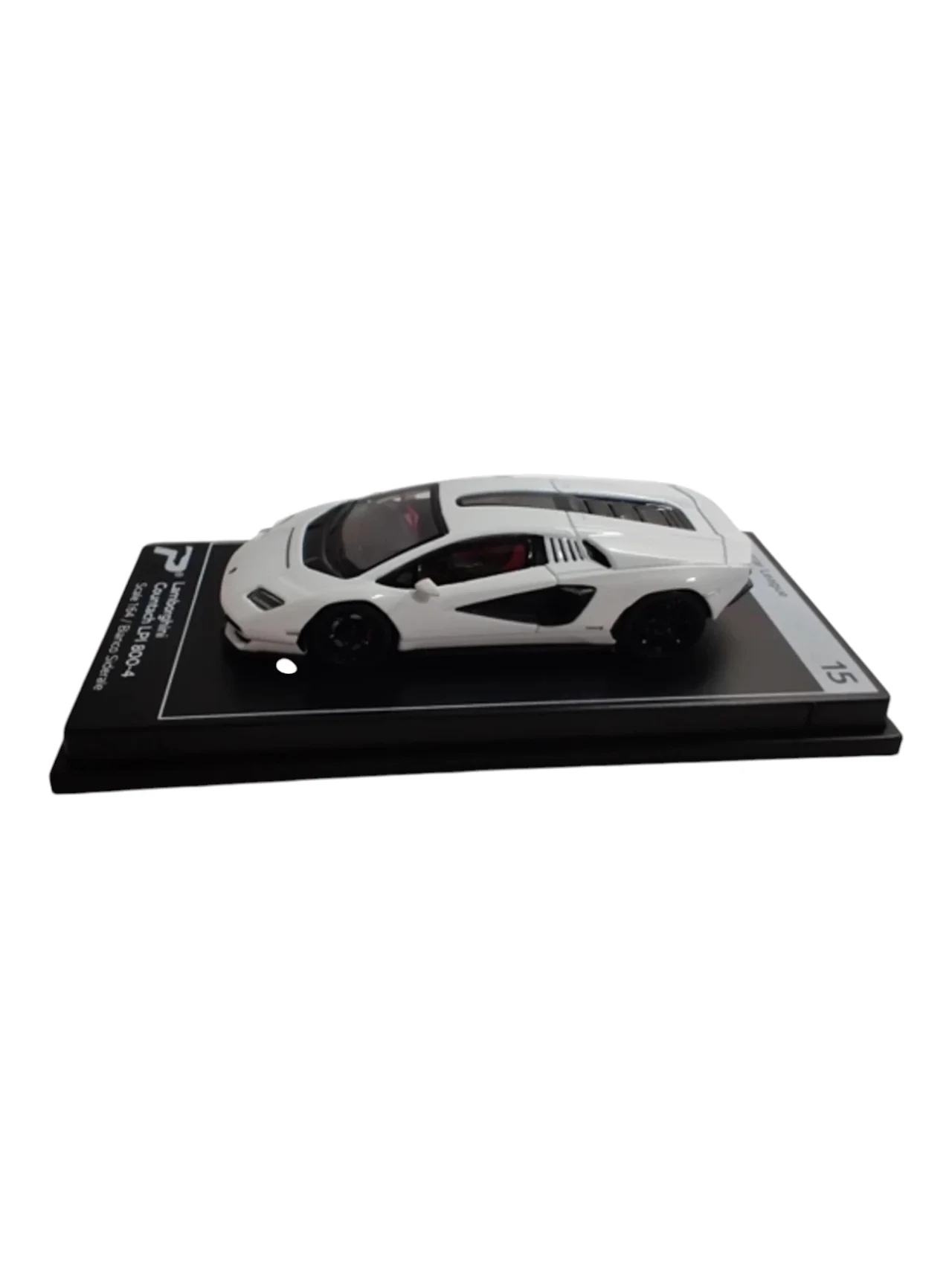 Postercars Hypercar League Collection Lamborghini  Countach LPI 800-4 1:64 Scale / Bianco Siderale (No 15) - Image 6