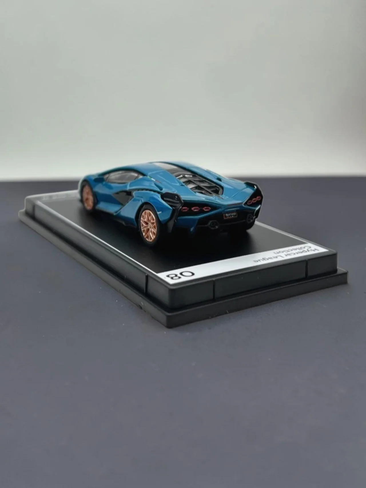 Postercars Hypercar League Collection Lamborghini Sian FKP 37 1:64 Scale / Blue Uranus No 08 - Image 3