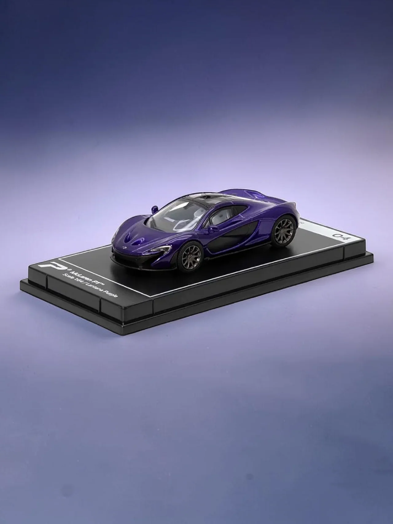 Postercars Hypercar League Collection Mclaren p1 1:64 Scale / Lantana purple (No 04) - Image 4