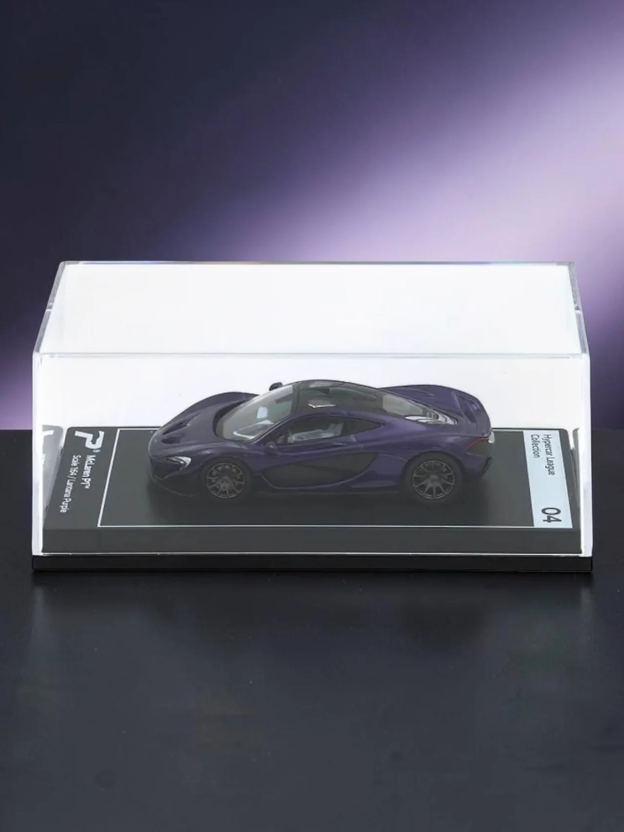 Postercars Hypercar League Collection Mclaren p1 1:64 Scale / Lantana purple (No 04) - Image 6