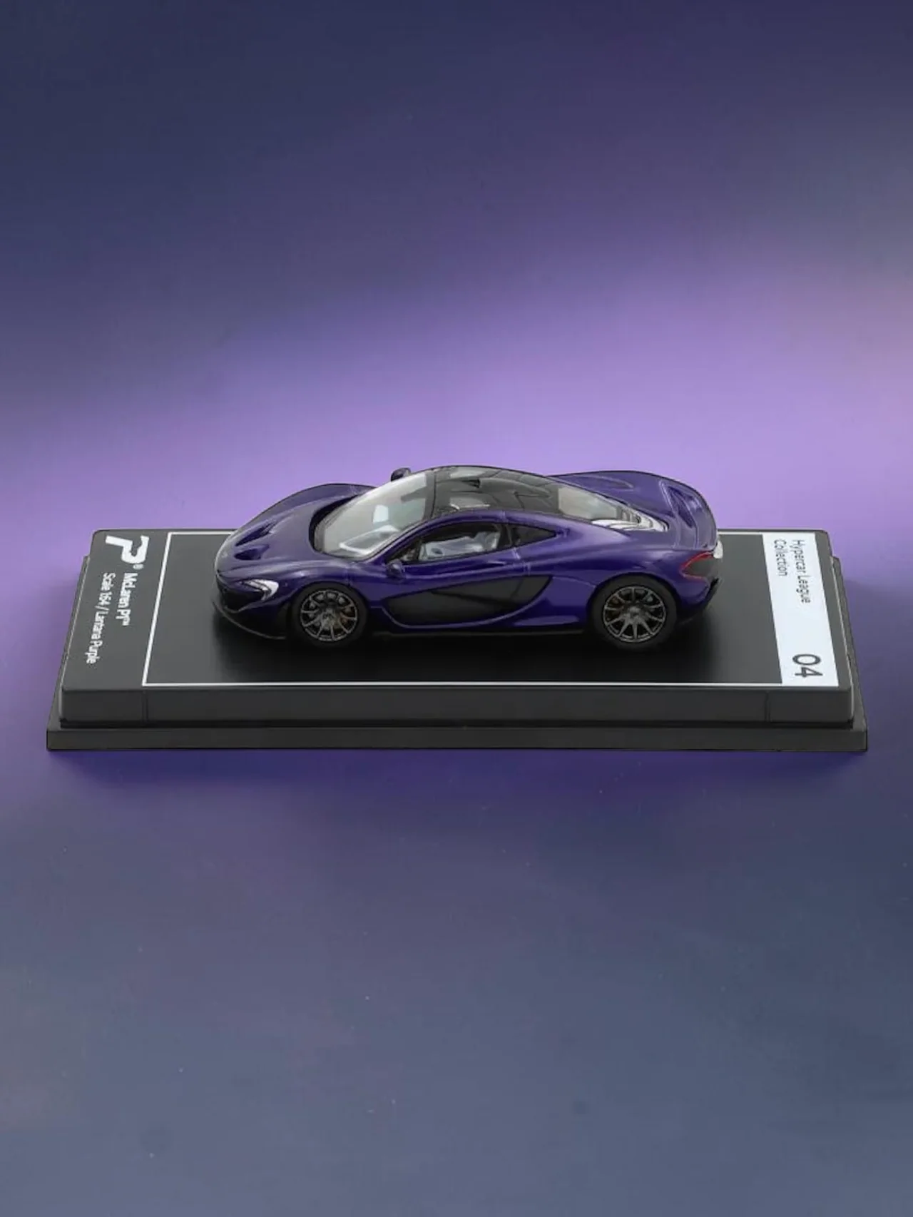 Postercars Hypercar League Collection Mclaren p1 1:64 Scale / Lantana purple (No 04) - Image 7