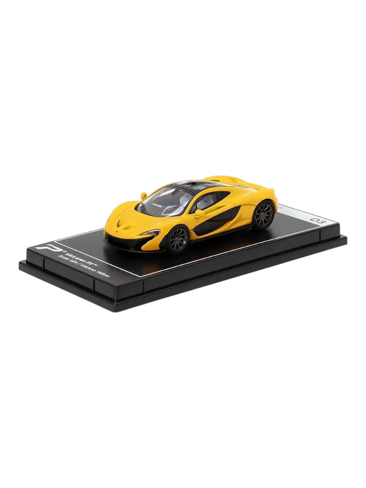 Postercars Hypercar League Collection Mclaren p1 1:64 Scale / Yellow Volcano (No 03) - Image 2