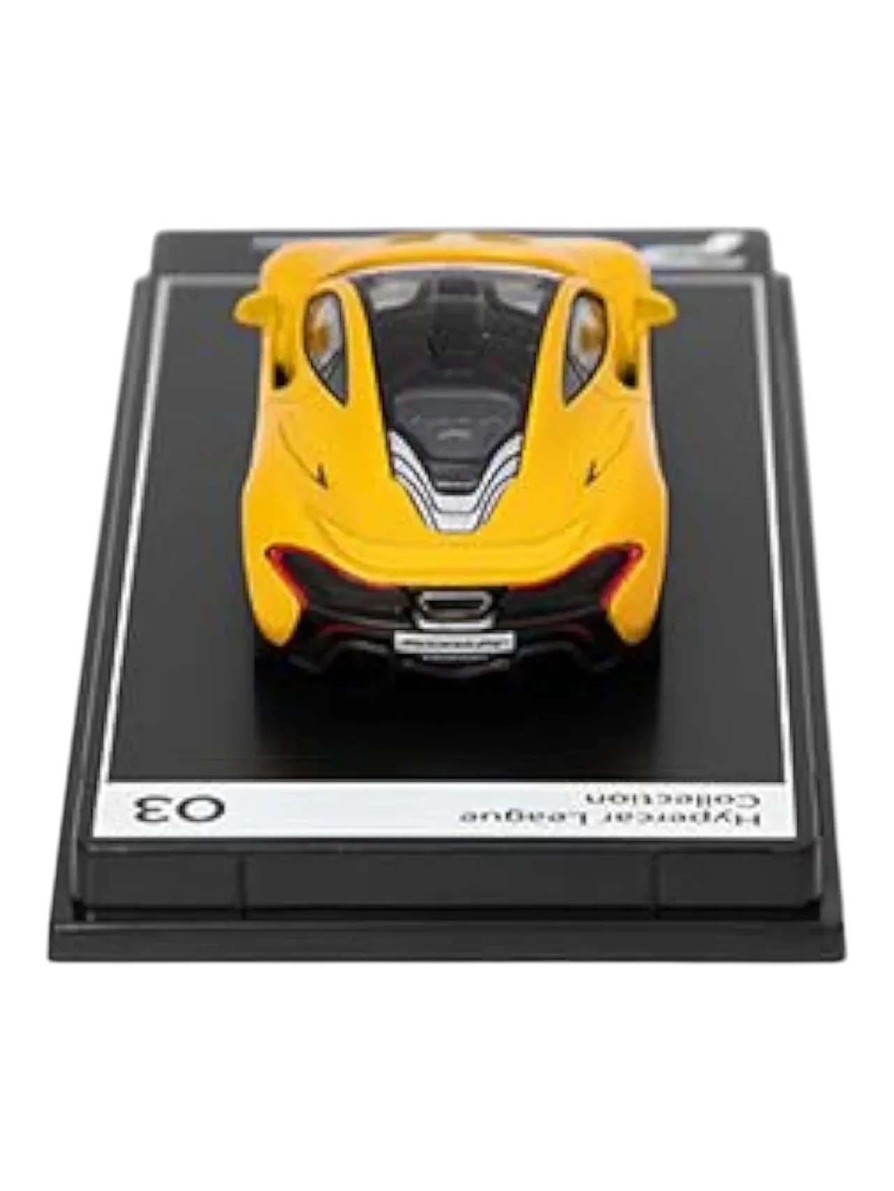 Postercars Hypercar League Collection Mclaren p1 1:64 Scale / Yellow Volcano (No 03) - Image 4