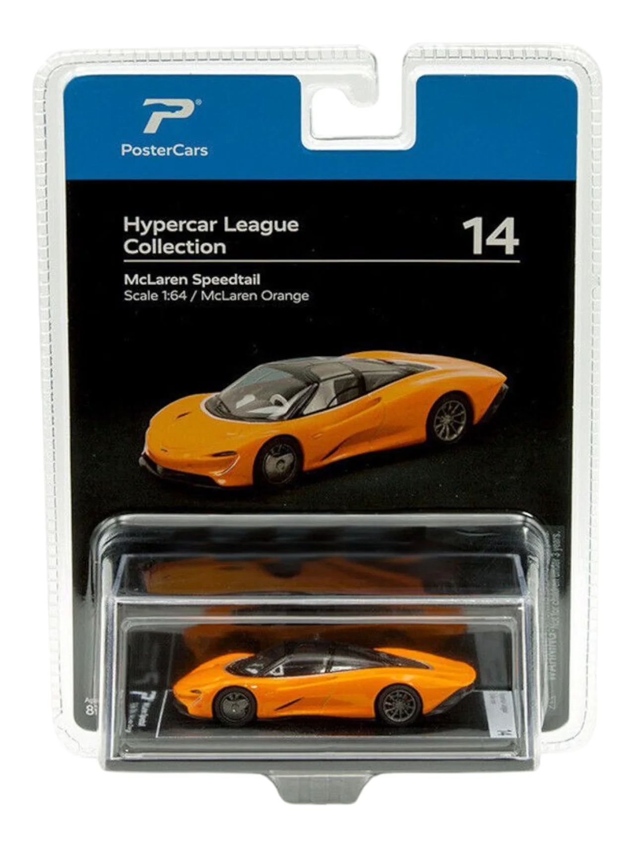 PosterCars Hypercar League Collection Mclaren Speedtail 1:64 Scale - Image 3