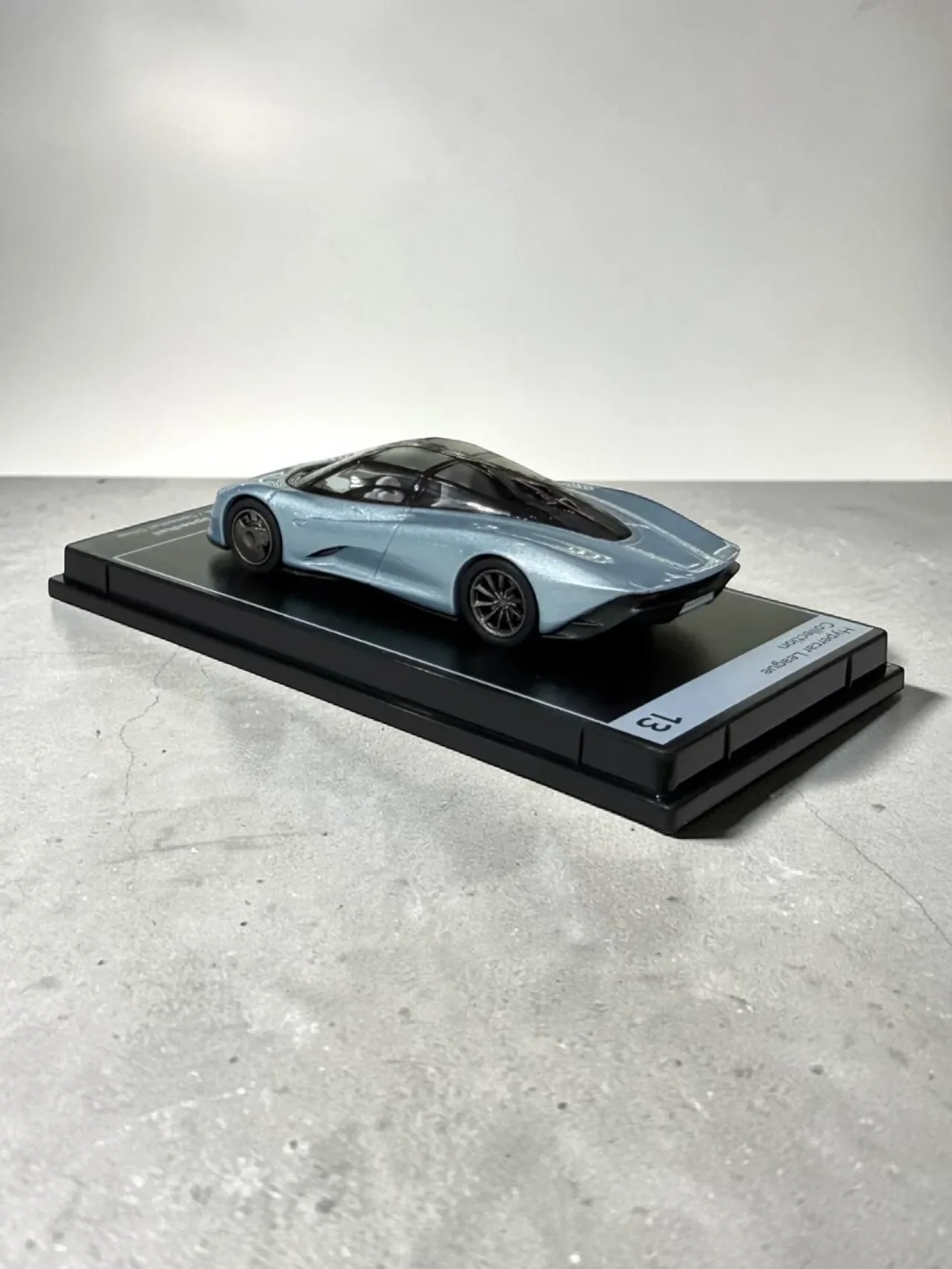 Postercars Hypercar League Collection Mclaren Speedtail 1:64 Scale / Speedtail Silver ( No 13 ) - Image 3