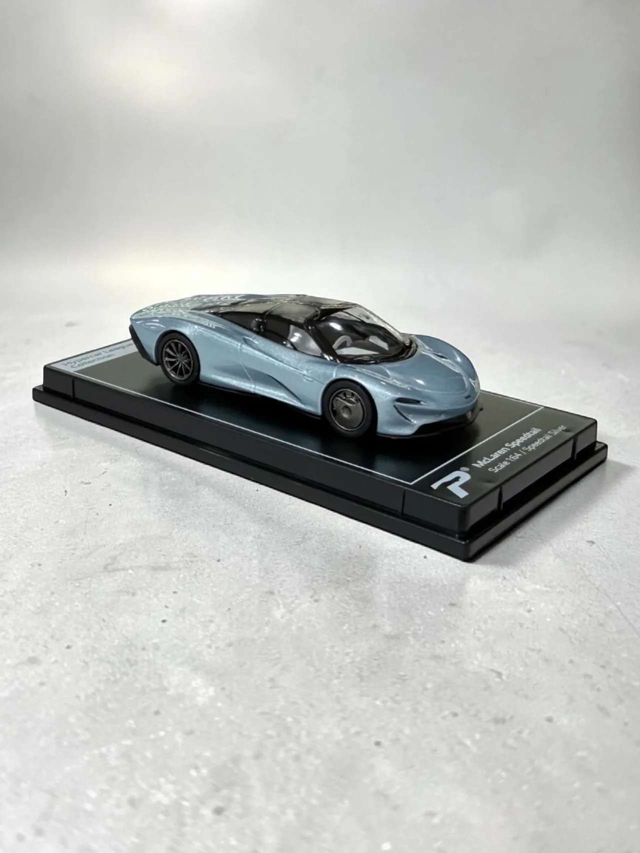 Postercars Hypercar League Collection Mclaren Speedtail 1:64 Scale / Speedtail Silver ( No 13 ) - Image 5