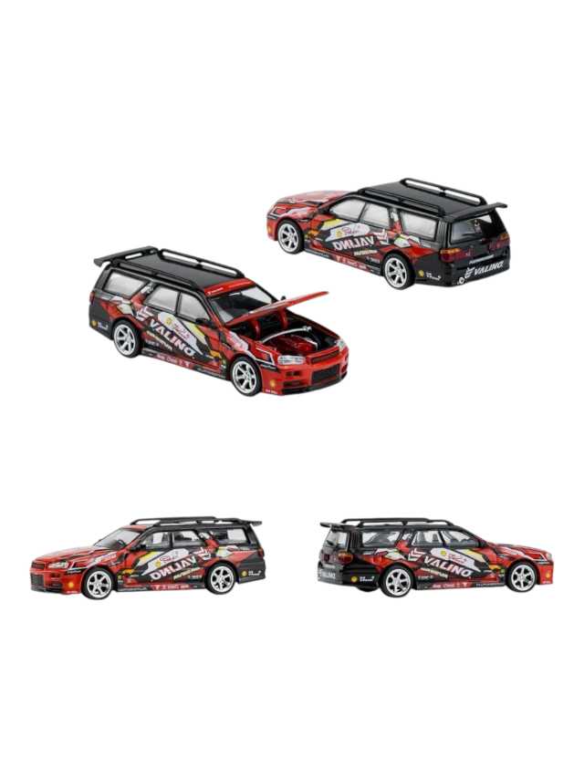 Pop Race PR64-38 Shell Valino Stagea R34 Pluto Mok Driftage34