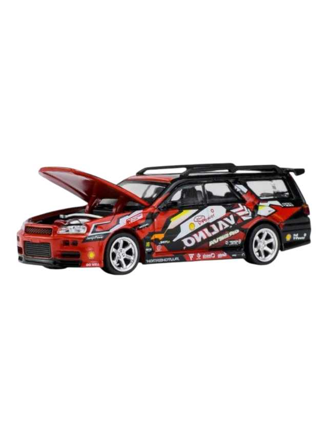 Pop Race PR64-38 Shell Valino Stagea R34 Pluto Mok Driftage34 - Image 2