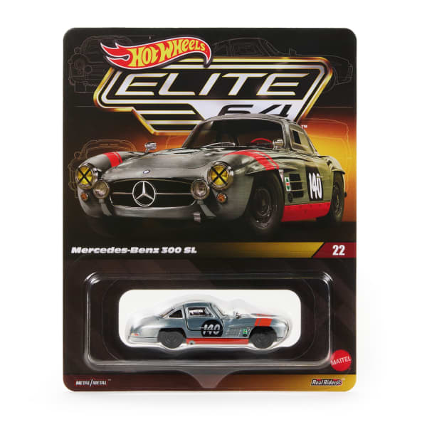 HotWheels Elite 64 Mercedes-Benz 300 SL Imported Premium RLC 1:64 Scale (With Protector) JNF05