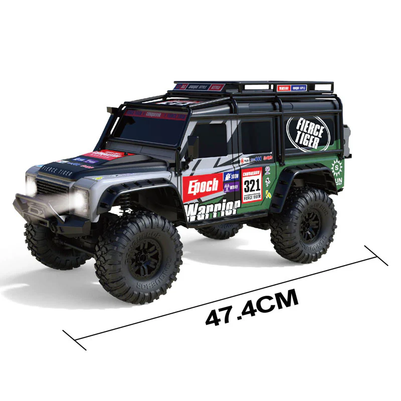 Racing Rally Car Front Rear Independent Suspension System Proportional Throttle & Steering Control Off-Road Climbing  Beast  1:10 Scale 2.4G 4WD 4×4 Remote Control car - Image 4