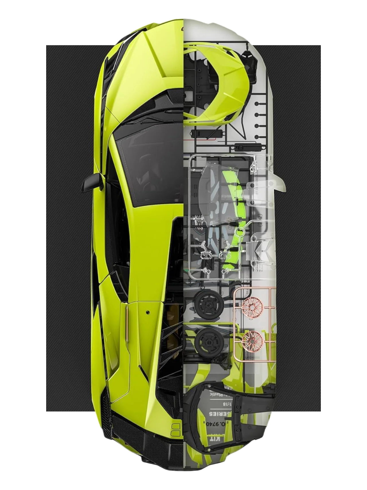 Rastar rc Assembly Model Kit SIAN FKP 37 Lamborghini Remote Control 1:18 scale - Image 5
